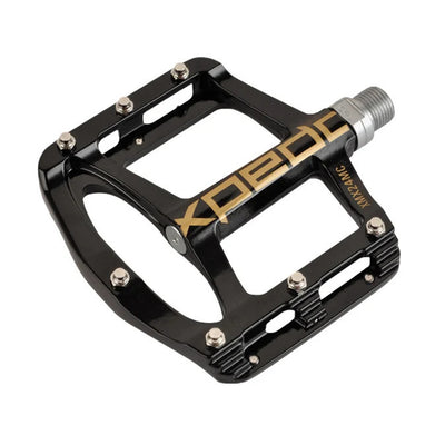 Xpedo Spry Flat Pedal - Black/Gold - Cyclop.in