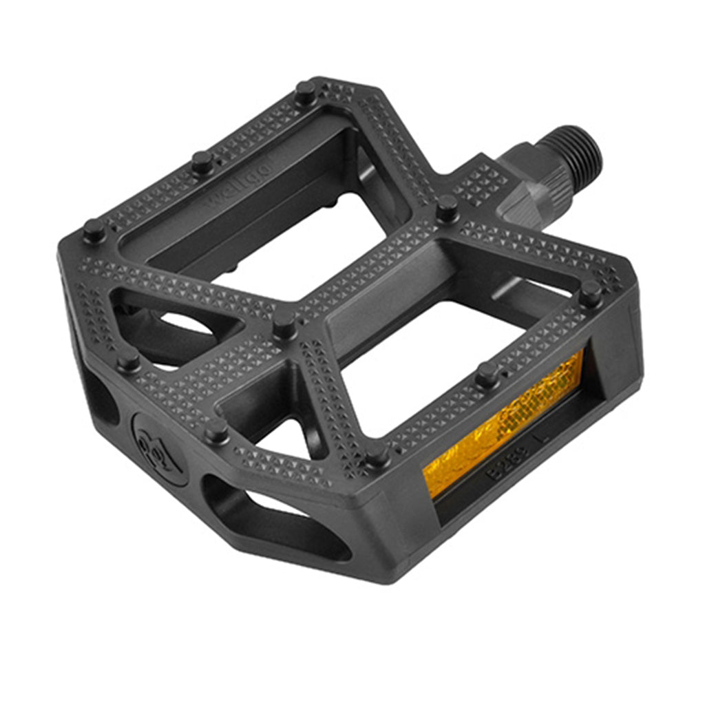 Wellgo B-289Du Platform Pedal - Black - Cyclop.in