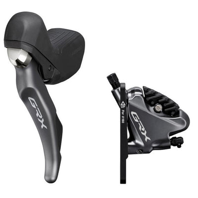 Shimano GRX Hydraulic Disc Brake Set, BL-RX810/BR-RX810, For 1x11 (Left/Front) - Cyclop.in