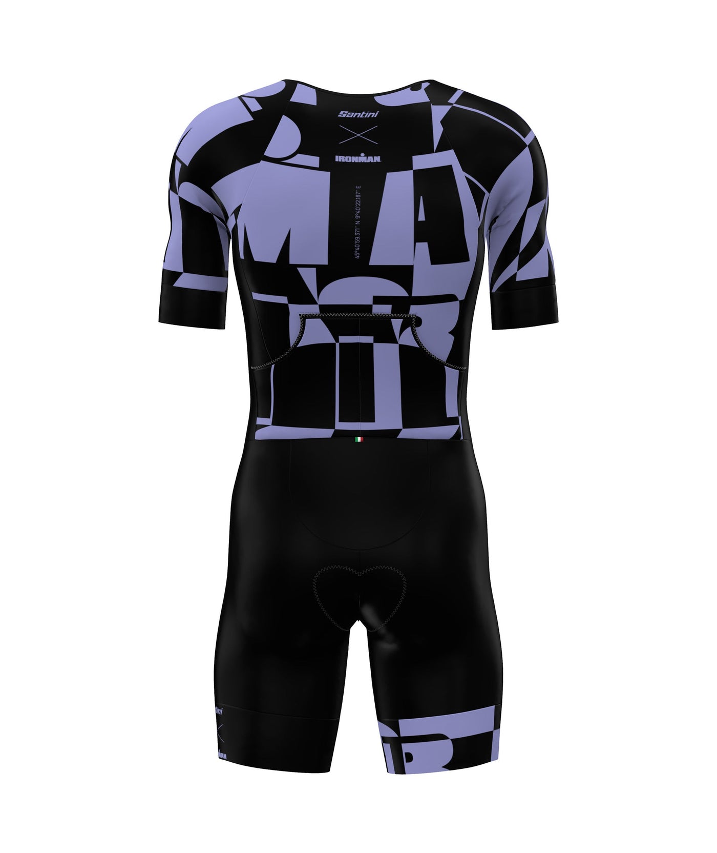 Santini Women Im Enigma Trisuit Short Sleeve -Lilac - Cyclop.in