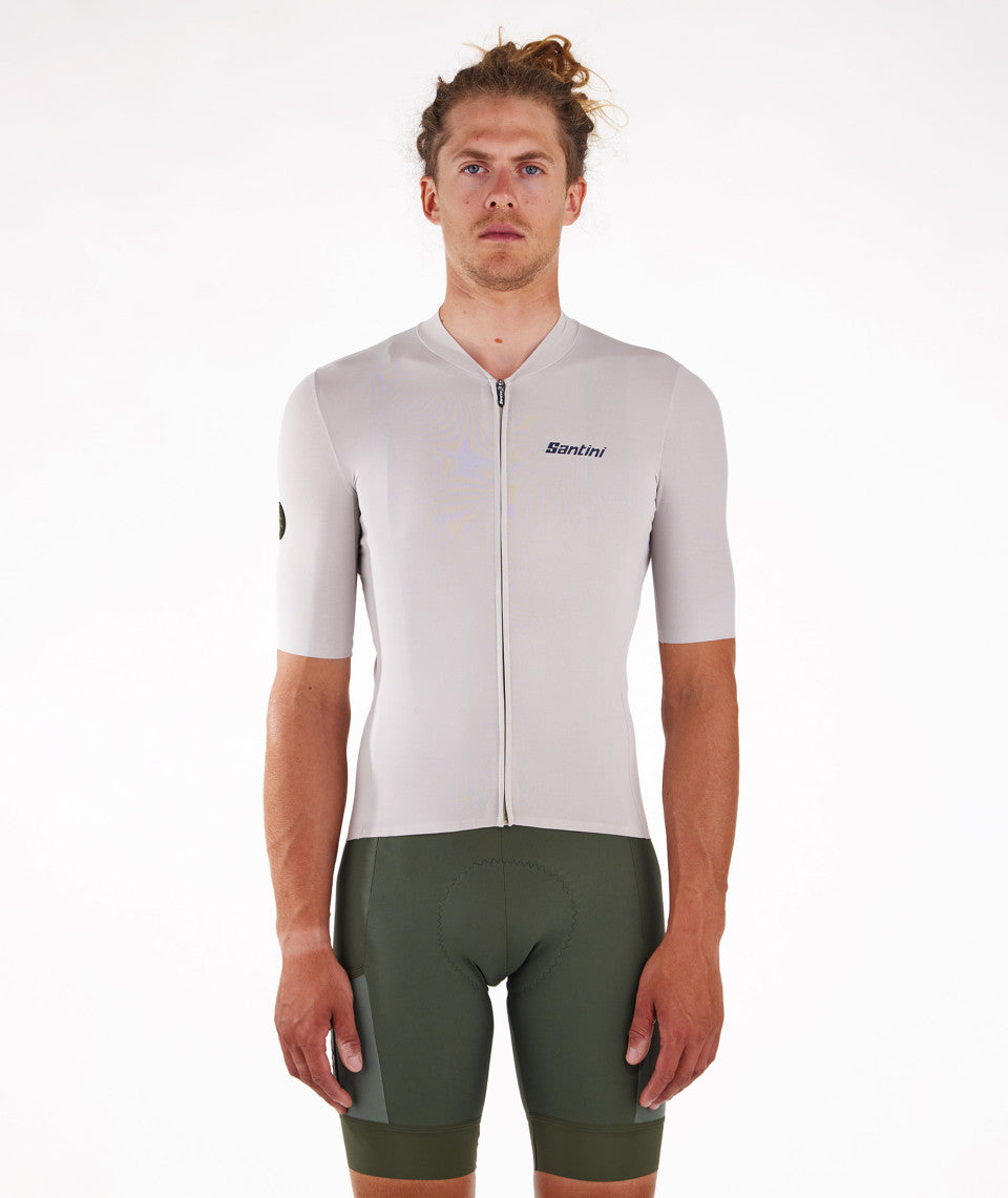 Santini T.Nova Stone Uni Jersey - Beige - Cyclop.in