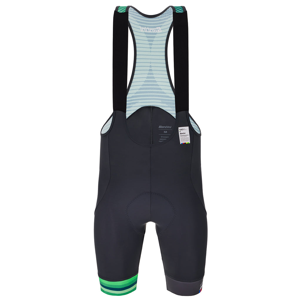 Santini UCI Colorado 1986 Men's Cycling Bibshorts - Titanium - Cyclop.in