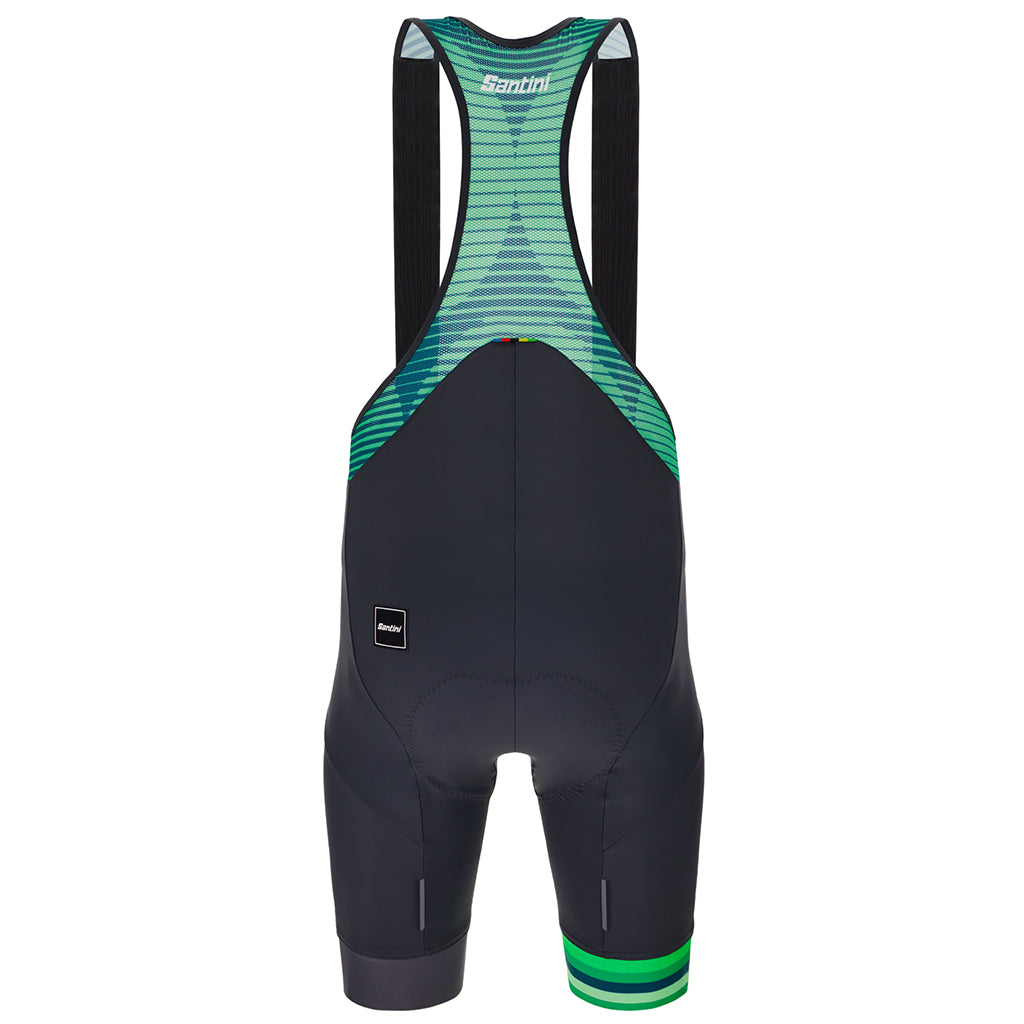 Santini UCI Colorado 1986 Men's Cycling Bibshorts - Titanium - Cyclop.in