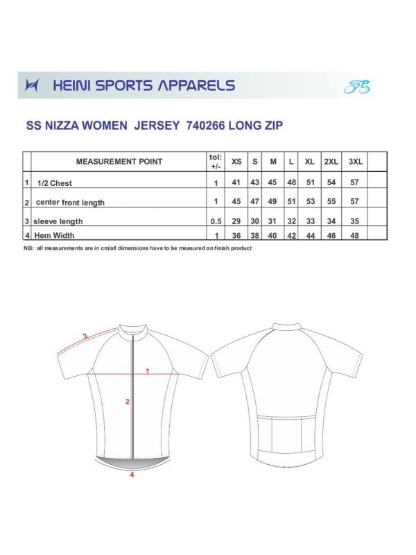 Heini Nizza 412 Women's Half Sleeves Jersey - Cyclop.in
