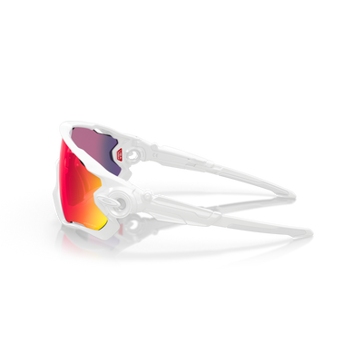 Oakley Jawbreaker Prizm Road Lenses, Polished White Frame - Cyclop.in