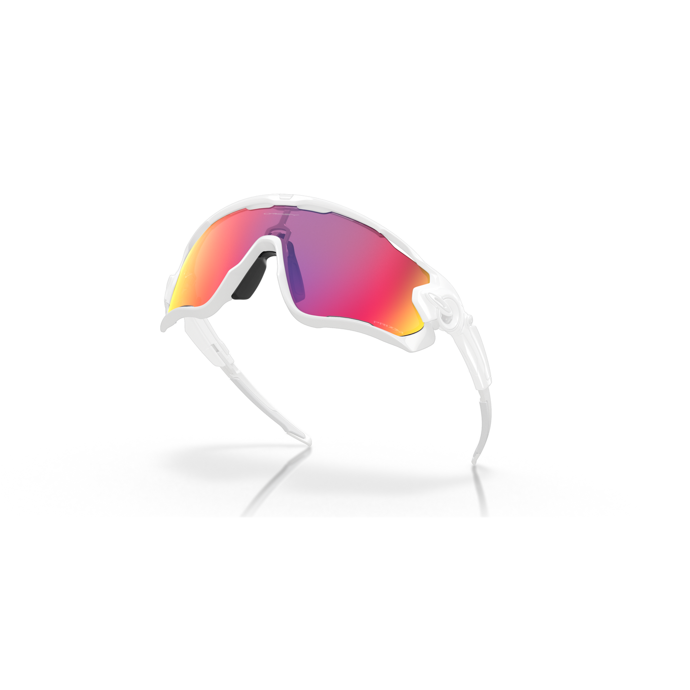 Oakley Jawbreaker Prizm Road Lenses, Polished White Frame - Cyclop.in