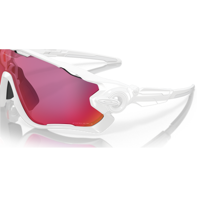 Oakley Jawbreaker Prizm Road Lenses, Polished White Frame - Cyclop.in