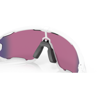 Oakley Jawbreaker Prizm Road Lenses, Polished White Frame - Cyclop.in
