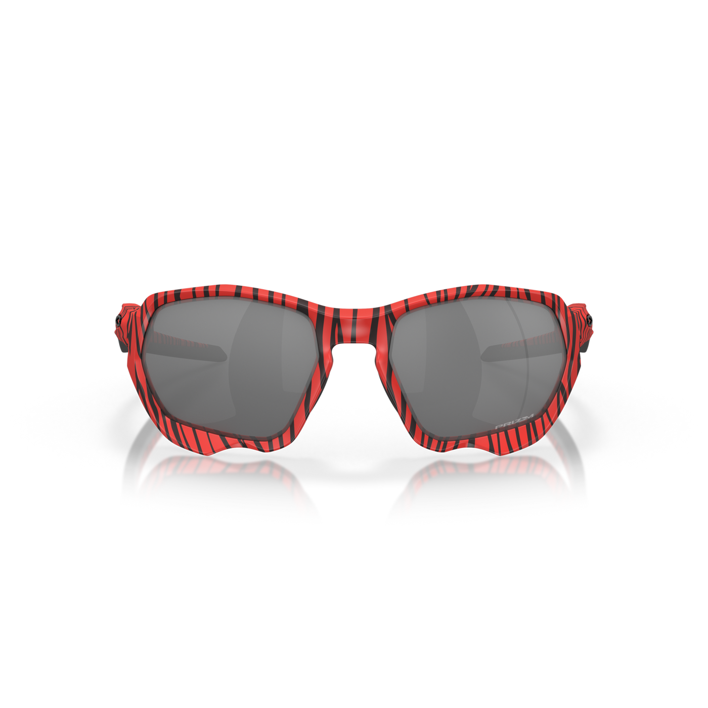 Oakley Plazma Prizm Black Lenses, Red Tiger Frame - Cyclop.in