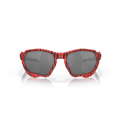 Oakley Plazma Prizm Black Lenses, Red Tiger Frame - Cyclop.in