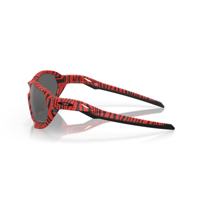 Oakley Plazma Prizm Black Lenses, Red Tiger Frame - Cyclop.in