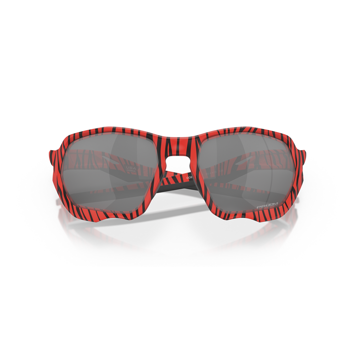 Oakley Plazma Prizm Black Lenses, Red Tiger Frame - Cyclop.in