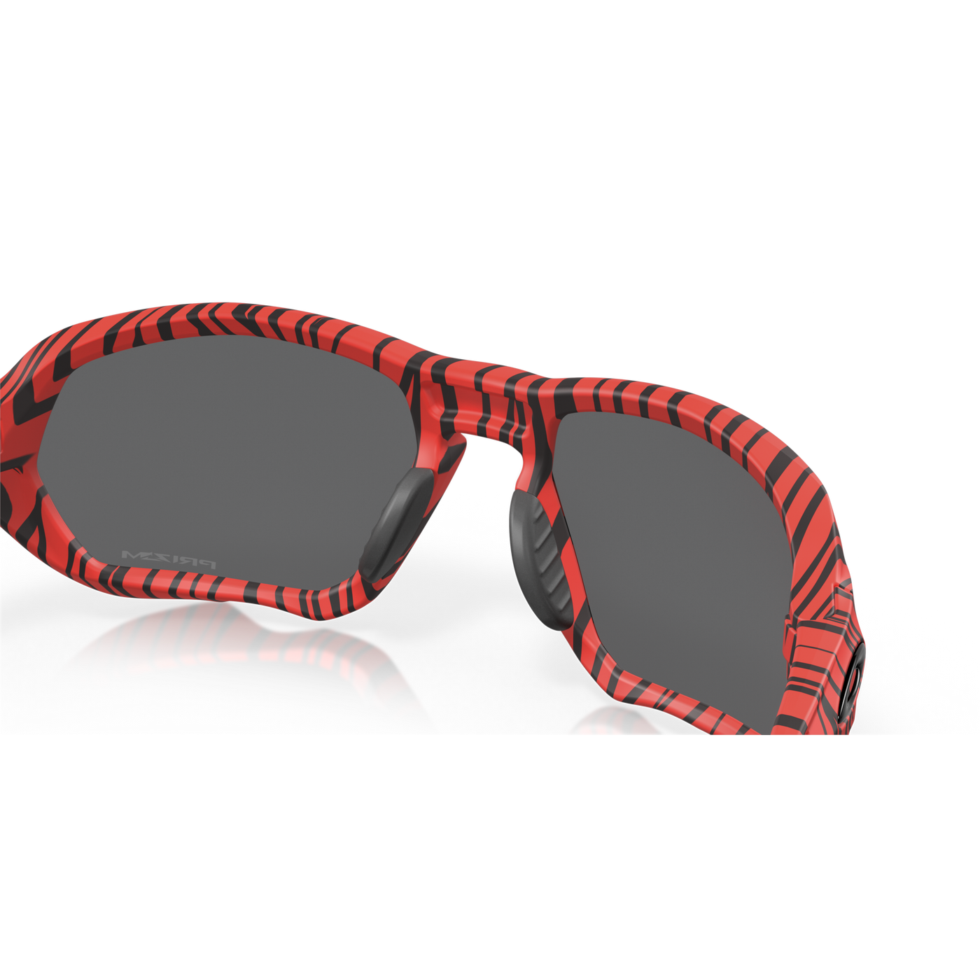 Oakley Plazma Prizm Black Lenses, Red Tiger Frame - Cyclop.in