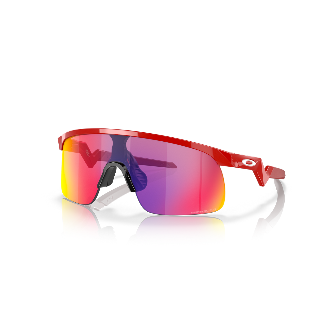 Oakley Resistor Youth Fit Prizm Road Lenses, Redline Frame - Cyclop.in