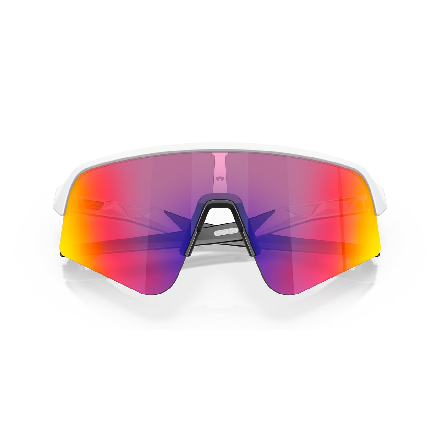 Oakley Sutro Lite Sweep Prizm Road Lenses, Matte White Frame - Cyclop.in
