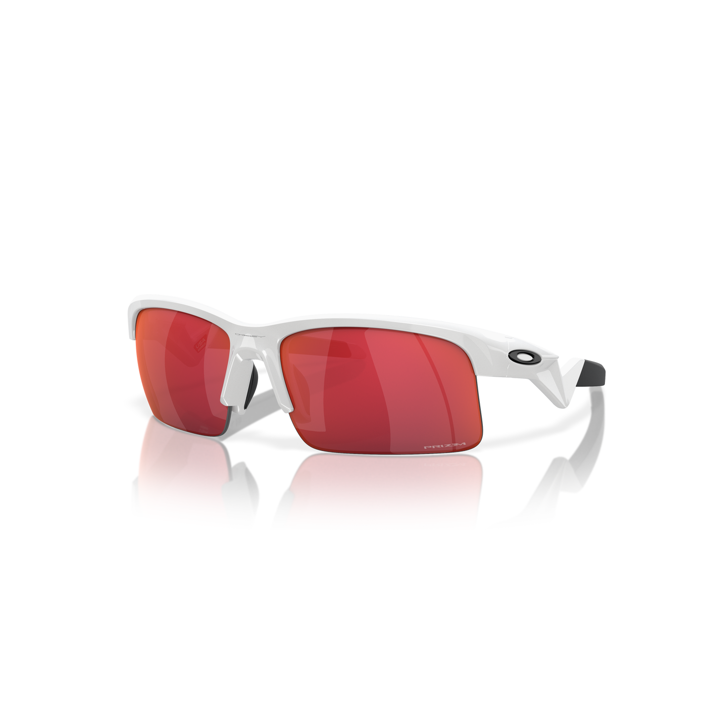 Oakley Capacitor Prizm Field Lenses Polished White Frame - Cyclop.in