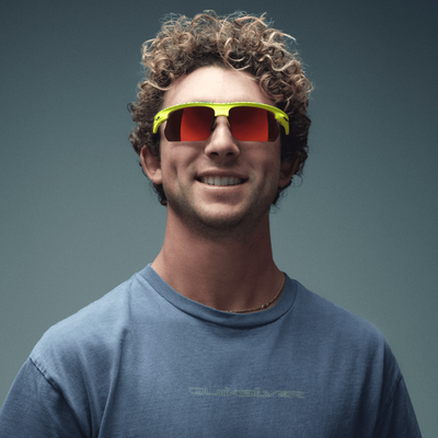 Oakley BiSphaera Prizm Ruby Lenses, Matte Tennis Ball Yellow/Celeste Neuron Frame - Cyclop.in