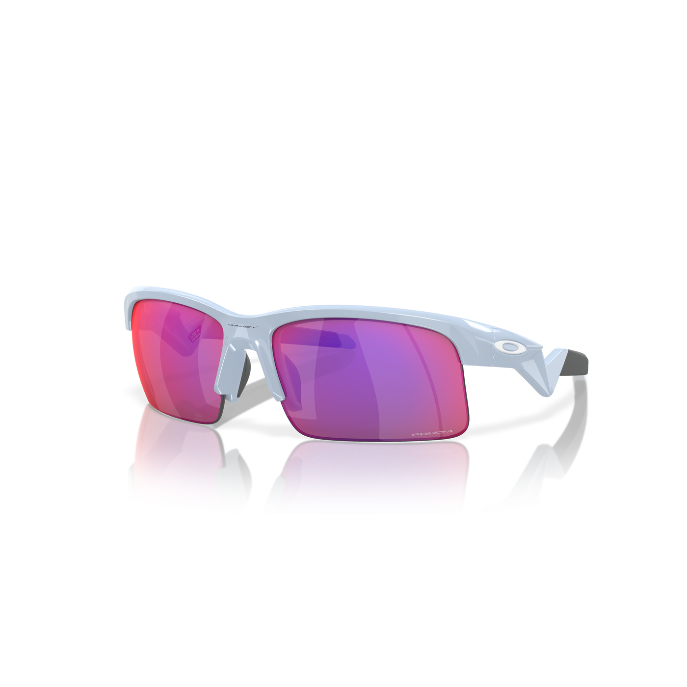 Oakley Capacitor Prizm Road Lenses Polished Stonewash Frame - Cyclop.in