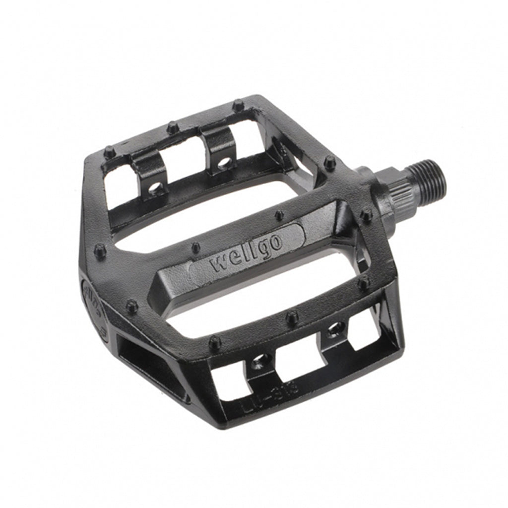 Wellgo Lu-313 Alloy Platform Pedal - Black - Cyclop.in