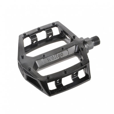 Wellgo Lu-313 Alloy Platform Pedal - Black - Cyclop.in