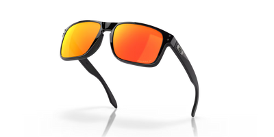 Oakley Holbrook Prizm Ruby Polarized Lenses, Polished Black Frame - Cyclop.in