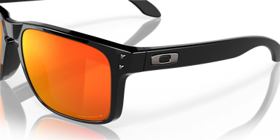 Oakley Holbrook Prizm Ruby Polarized Lenses, Polished Black Frame - Cyclop.in