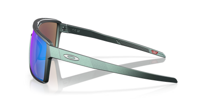 Oakley Castel Prizm Sapphire Lenses, Matte Silver/Blue Colorshift Frame - Cyclop.in