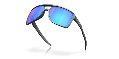 Oakley Castel Prizm Sapphire Lenses, Matte Silver/Blue Colorshift Frame - Cyclop.in