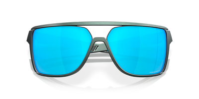 Oakley Castel Prizm Sapphire Lenses, Matte Silver/Blue Colorshift Frame - Cyclop.in
