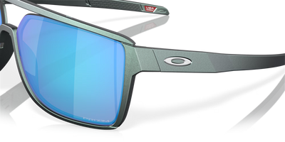 Oakley Castel Prizm Sapphire Lenses, Matte Silver/Blue Colorshift Frame - Cyclop.in