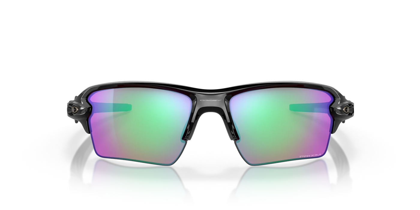 Oakley Flak 2.0 XL Prizm Golf Lenses, Polished Black Frame - Cyclop.in