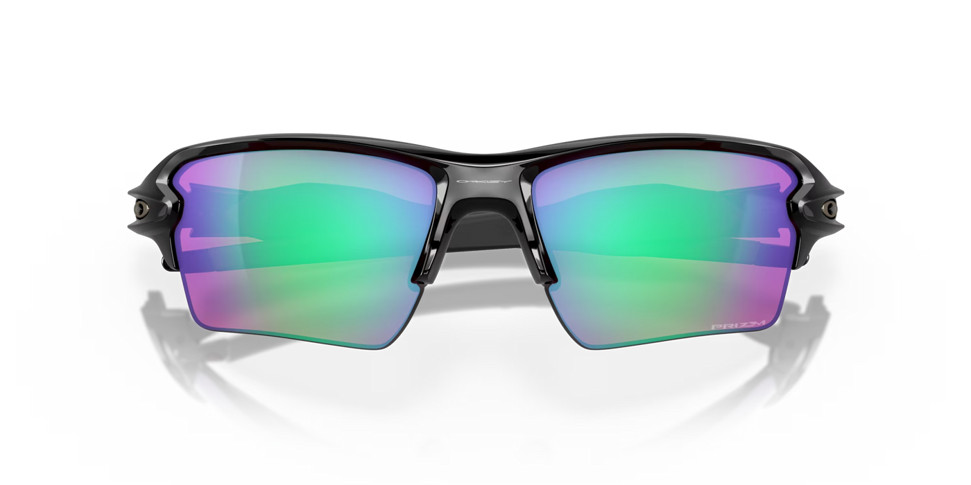 Oakley Flak 2.0 XL Prizm Golf Lenses, Polished Black Frame - Cyclop.in