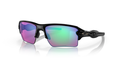 Oakley Flak 2.0 XL Prizm Golf Lenses, Polished Black Frame - Cyclop.in