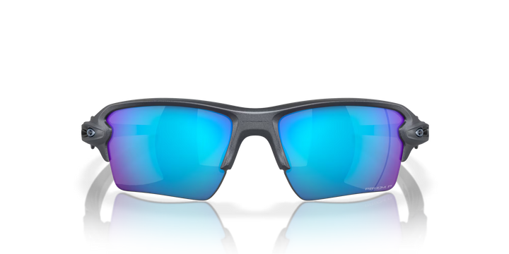 Buy Oakley Flak X Prizm Sapphire Polarized Lenses, Blue Steel