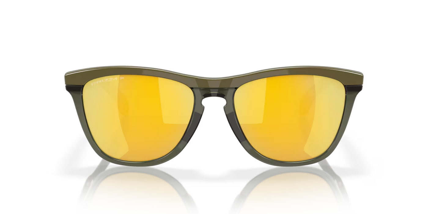 Oakley Frogskins Range Prizm 24k Polarized Lenses, Dark Brush Frame - Cyclop.in