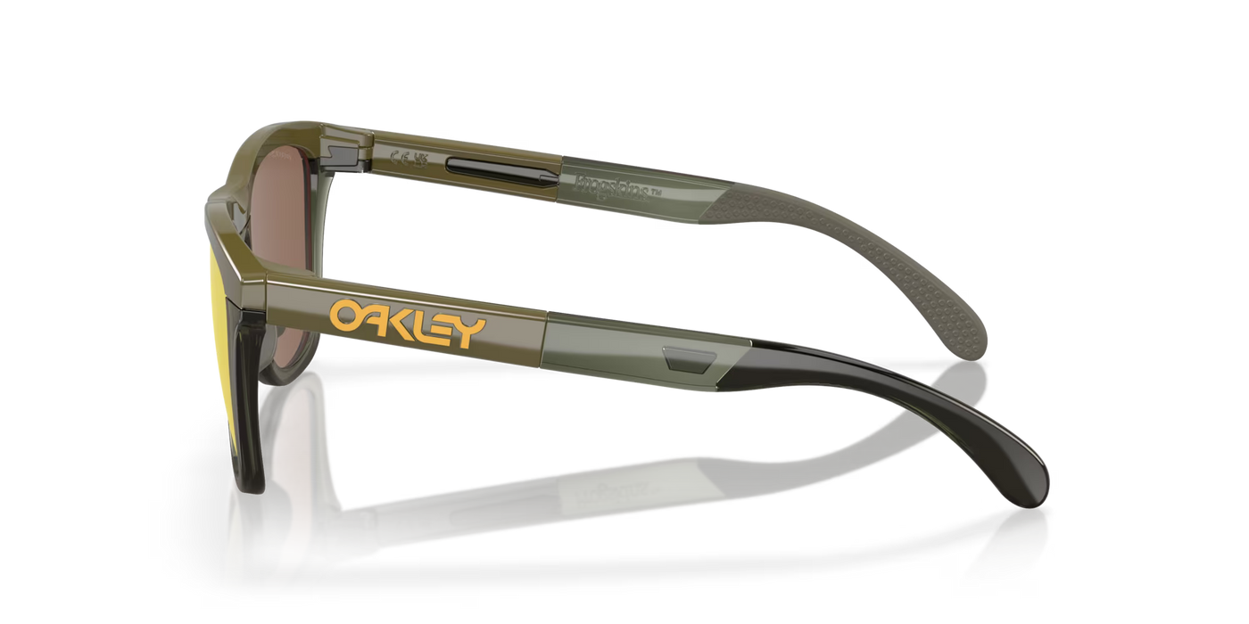 Oakley Frogskins Range Prizm 24k Polarized Lenses, Dark Brush Frame - Cyclop.in
