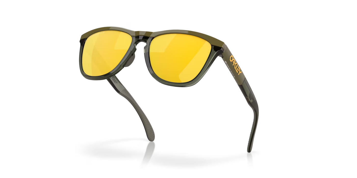 Oakley Frogskins Range Prizm 24k Polarized Lenses, Dark Brush Frame - Cyclop.in