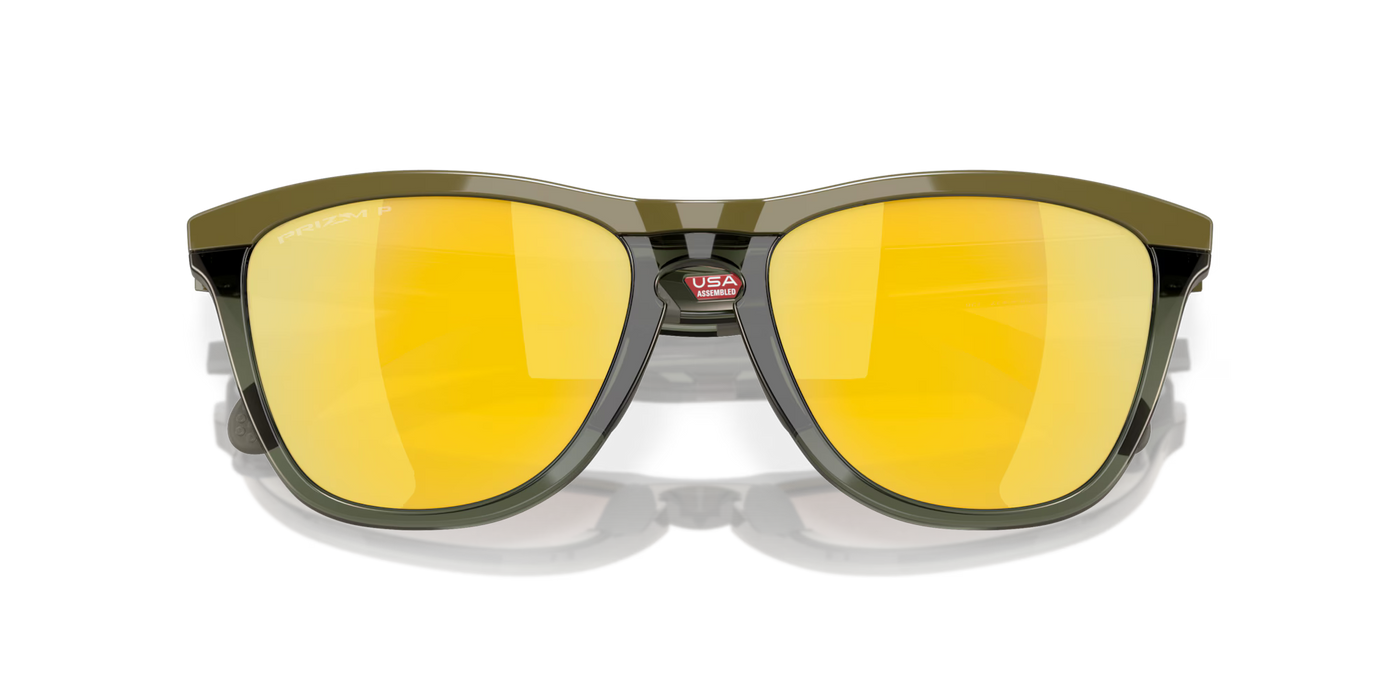 Oakley Frogskins Range Prizm 24k Polarized Lenses, Dark Brush Frame - Cyclop.in