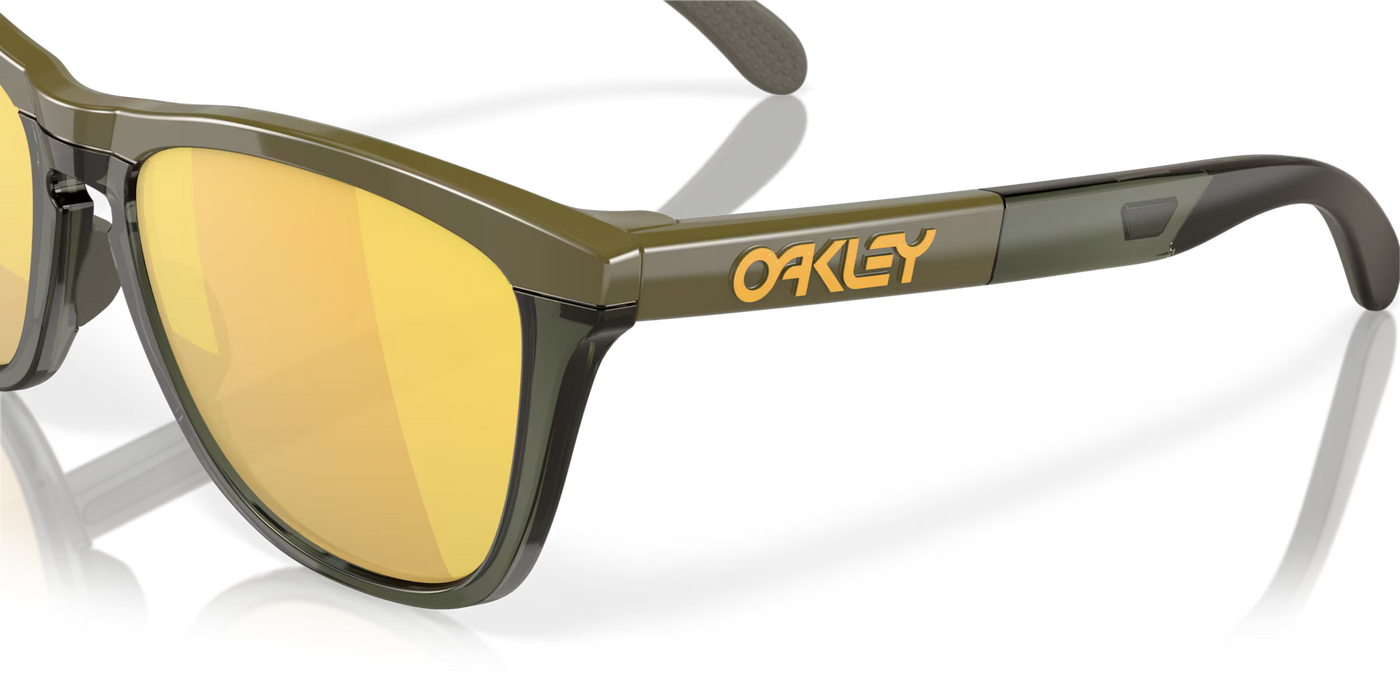 Oakley Frogskins Range Prizm 24k Polarized Lenses, Dark Brush Frame - Cyclop.in