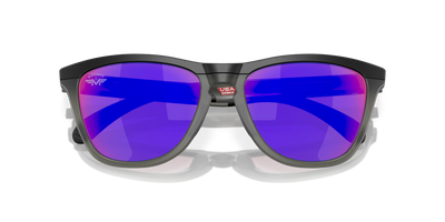 Oakley Frogskins Range Prizm Road Lenses, Matte Black/Matte Grey Smoke Frame (Maverick Vinales Signature Series) - Cyclop.in
