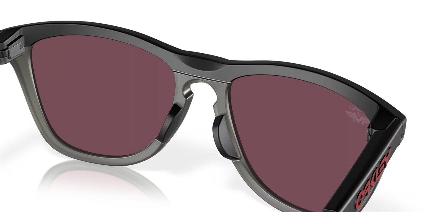 Oakley Frogskins Range Prizm Road Lenses, Matte Black/Matte Grey Smoke Frame (Maverick Vinales Signature Series) - Cyclop.in