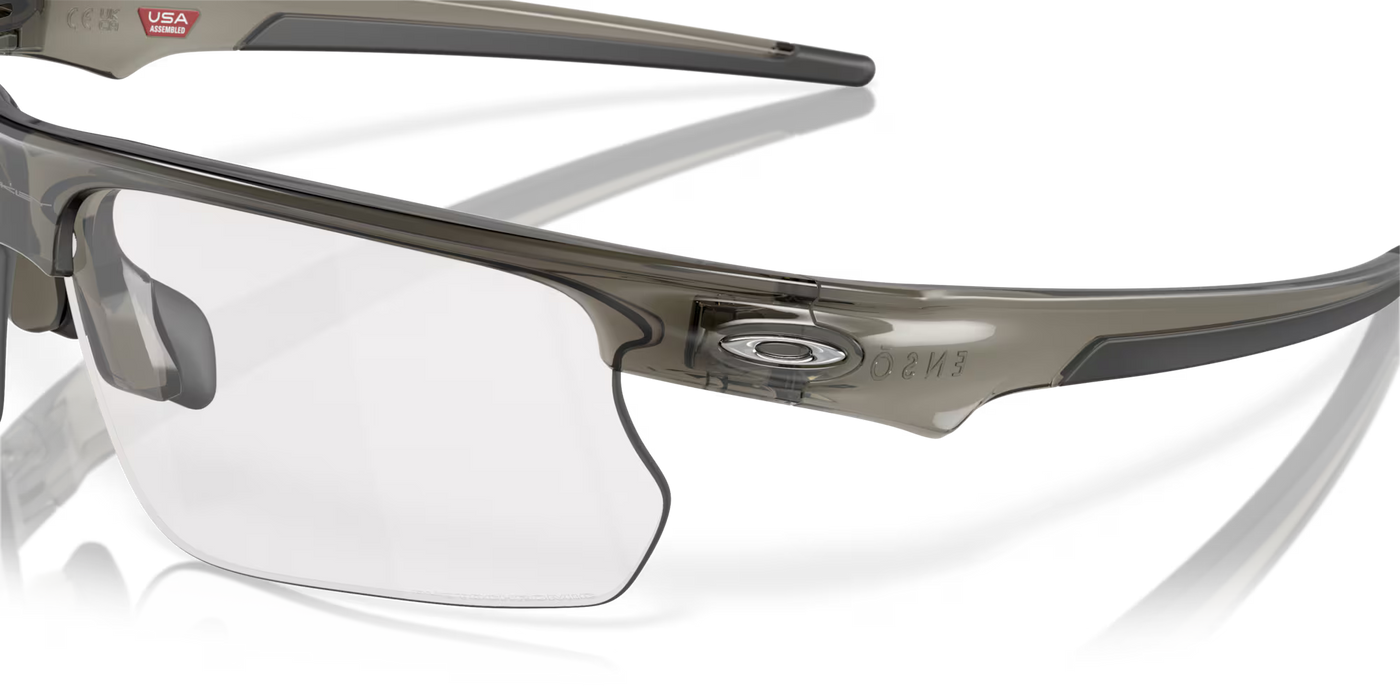 Oakley Bisphaera Clear To Black Iridium Photochromic Lenses, Grey Smoke Frame - Cyclop.in