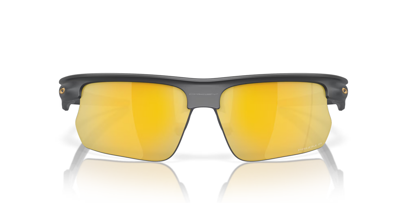 Oakley Bisphaera Prizm 24k Polarized Lenses, Matte Carbon Frame - Cyclop.in