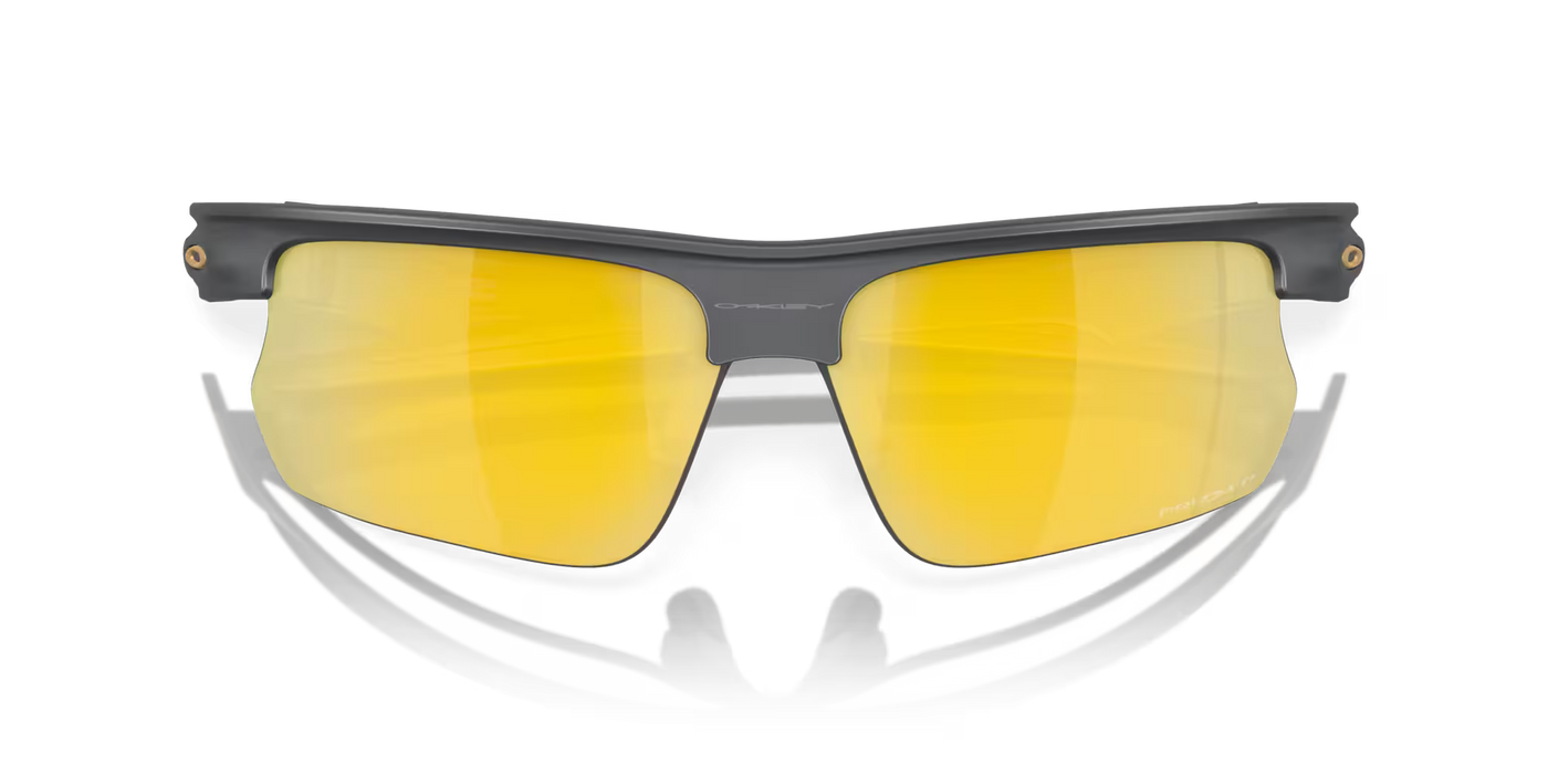 Oakley Bisphaera Prizm 24k Polarized Lenses, Matte Carbon Frame - Cyclop.in