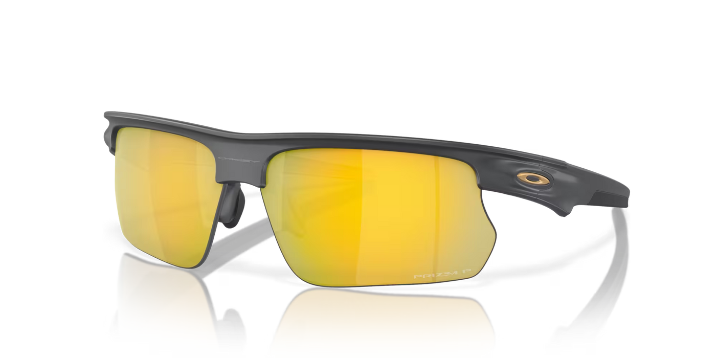 Oakley Bisphaera Prizm 24k Polarized Lenses, Matte Carbon Frame - Cyclop.in