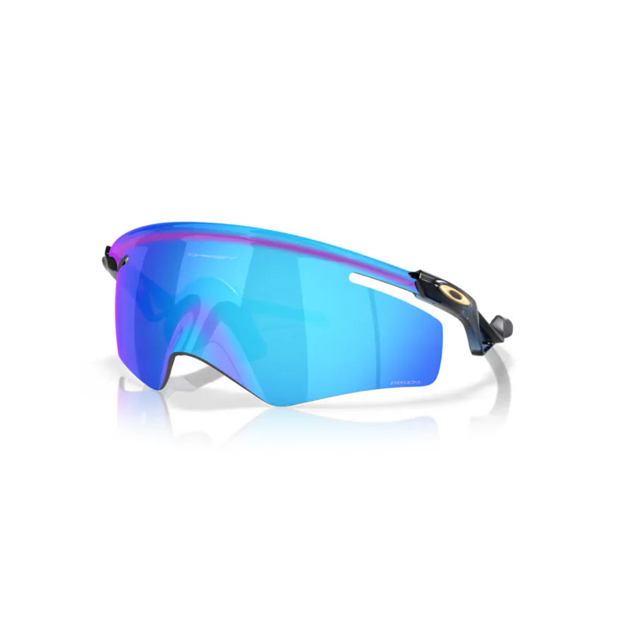 Oakley QNTM Kato Prizm Sapphire Lenses, Transparent Stonewash Frame - Cyclop.in