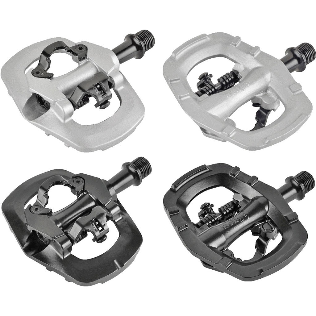 Wellgo C-317B Clipless Pedal-One Side , Spd - Silver - Cyclop.in