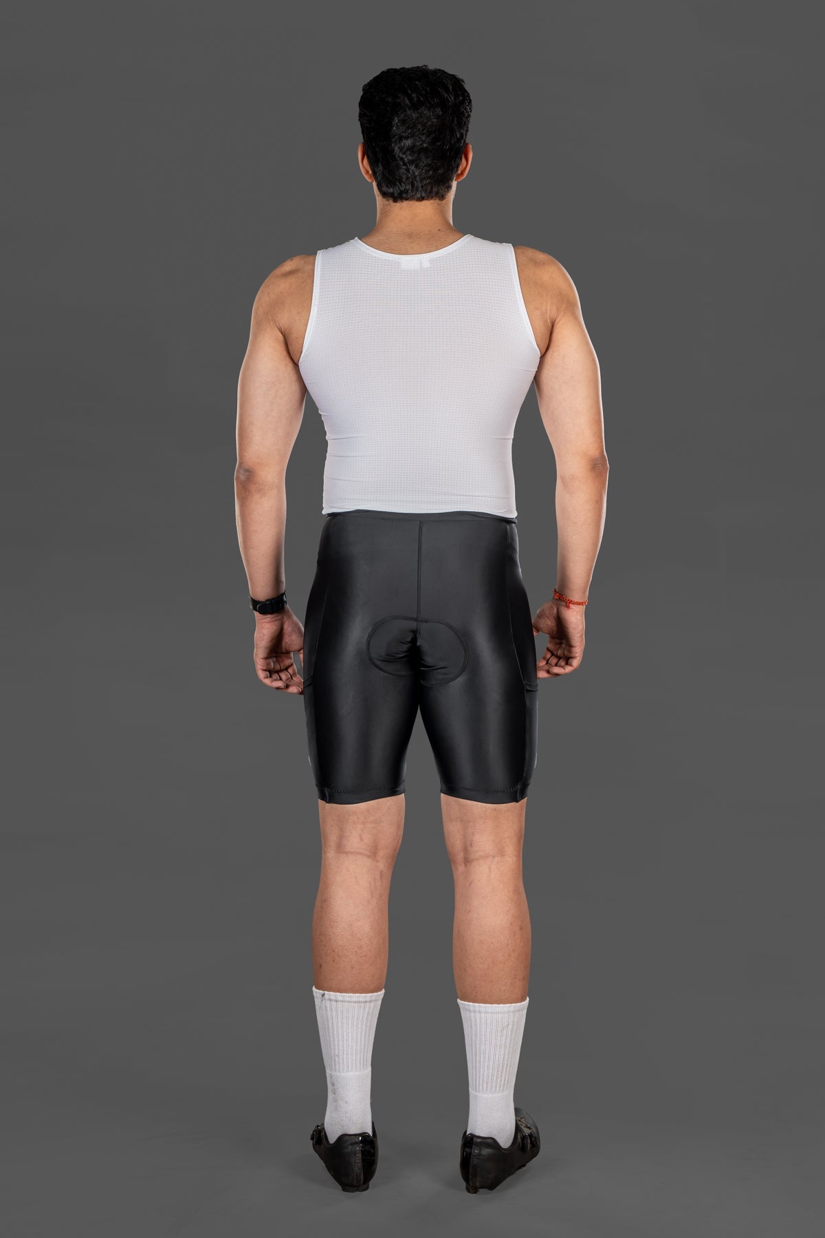 Apace Evolve Men's Bibless Cycling Shorts - Black - Cyclop.in