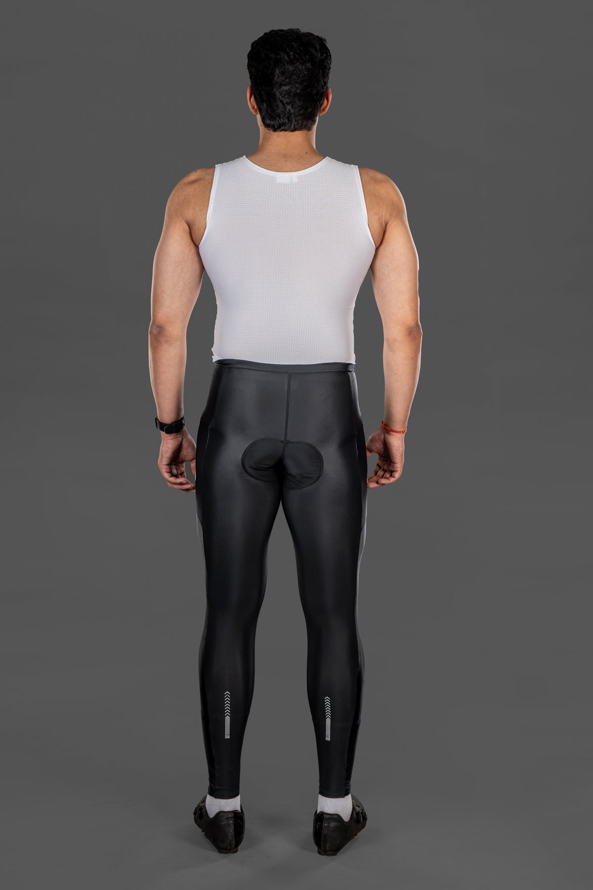 Apace Blade Men's Full-Length Cycling Tights - Black - Cyclop.in