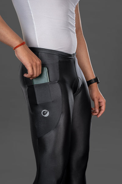 Apace Blade Men's Full-Length Cycling Tights - Black - Cyclop.in